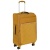 Чемодан Р2007 (3-ой) Yellow желтый (24) тканевый облегченный средний