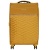 Чемодан Р2007 (3-ой) Yellow желтый (24) тканевый облегченный средний