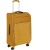 Чемодан Р2007 (3-ой) Yellow желтый (24) тканевый облегченный средний