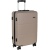 Чемодан Р612 (3-ой) бежевый Camel  (24) пластик ABS средний