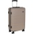 Чемодан Р612 (3-ой) бежевый Camel  (24) пластик ABS средний