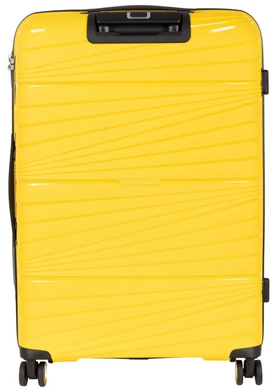 Чемодан РР820 (3-ой) Yellow желтый (28) пластик PP (полипропилен)  большой