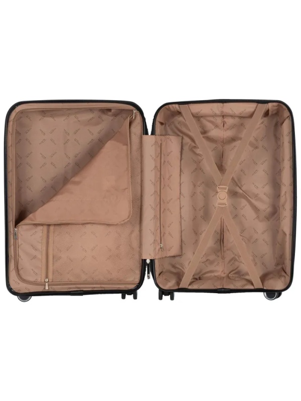 Чемодан РР820 (3-ой) Yellow желтый (28) пластик PP (полипропилен)  большой