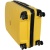 Чемодан РР819 (2-ой) Yellow желтый (24) пластик PP (полипропилен)  средний