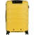 Чемодан РР819 (2-ой) Yellow желтый (24) пластик PP (полипропилен)  средний