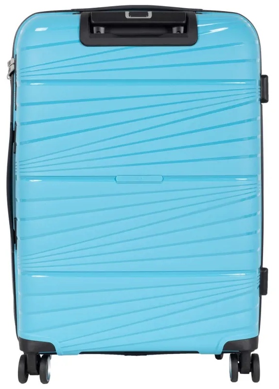 Чемодан РР820 (3-ой) Blue синий (24) пластик PP (полипропилен)  средний