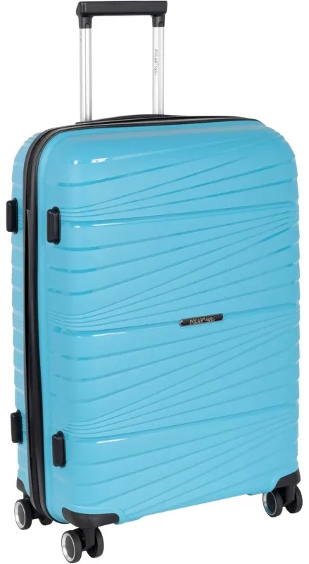 Чемодан РР820 (3-ой) Blue синий (24) пластик PP (полипропилен)  средний