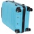 Чемодан РР820 (3-ой) Blue синий (24) пластик PP (полипропилен)  средний