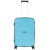 Чемодан РР820 (3-ой) Blue синий (24) пластик PP (полипропилен)  средний