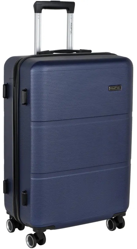 Чемодан Р612 (3-ой) синий D.Blue (24) пластик ABS средний