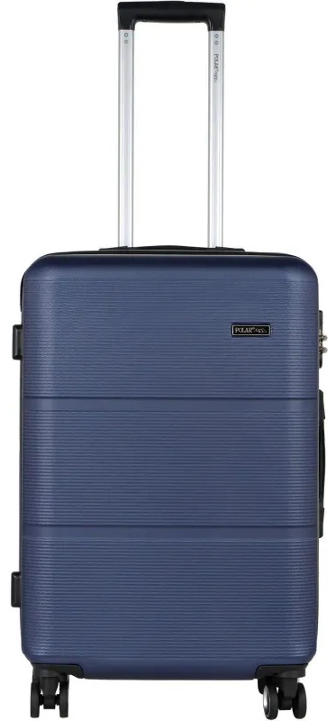 Чемодан Р612 (3-ой) синий D.Blue (24) пластик ABS средний