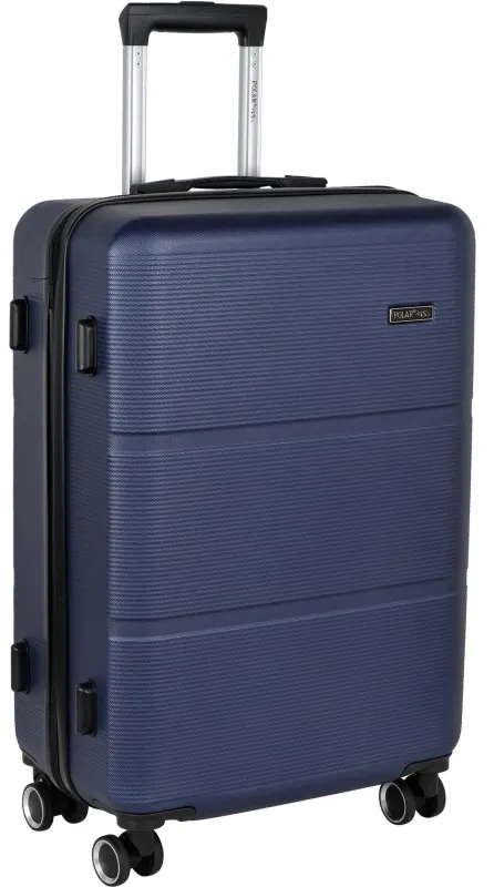 Чемодан Р612 (3-ой) синий D.Blue (24) пластик ABS средний