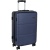 Чемодан Р612 (3-ой) синий D.Blue (24) пластик ABS средний