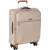 Чемодан Р1913 (2-ой) Beige бежевый (19) малый тканевый облегченный