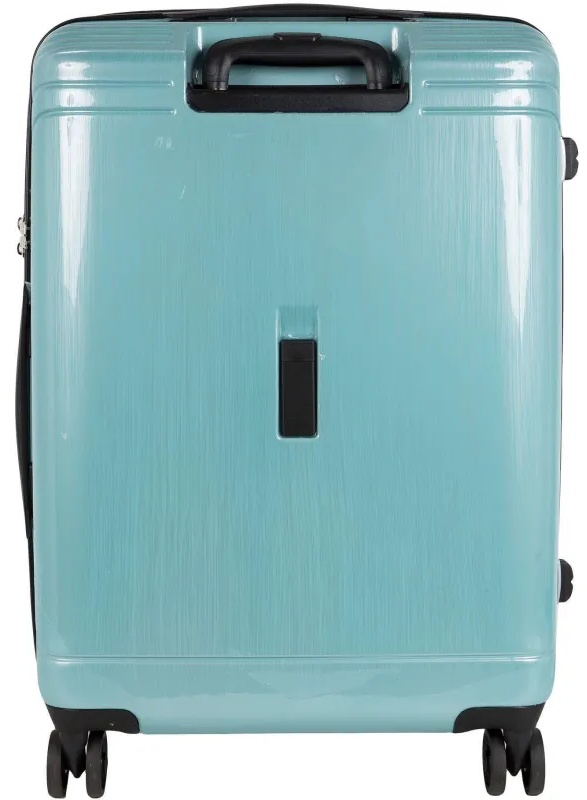 Чемодан Р1936 (3-ой) Blue голубой (24) пластик ABS средний