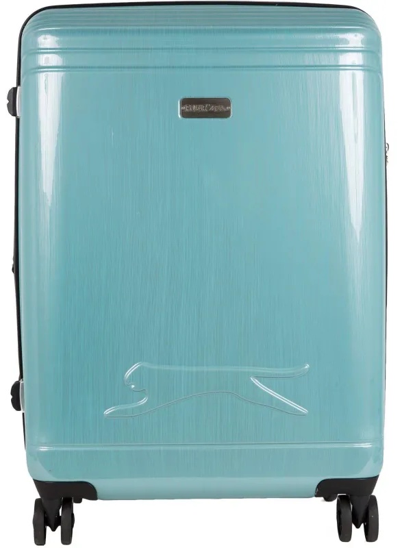 Чемодан Р1936 (3-ой) Blue голубой (24) пластик ABS средний