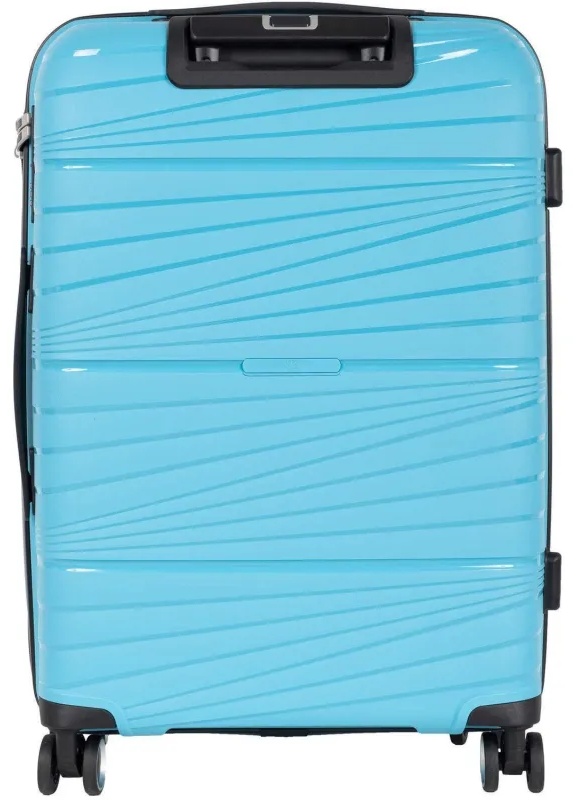 Чемодан РР820 (3-ой) Blue синий (28) пластик PP (полипропилен)  большой