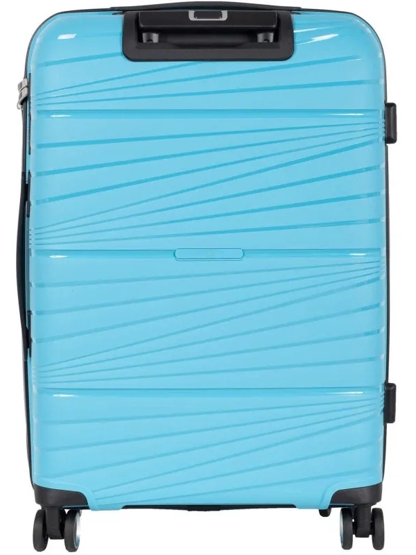 Чемодан РР820 (3-ой) Blue синий (28) пластик PP (полипропилен)  большой