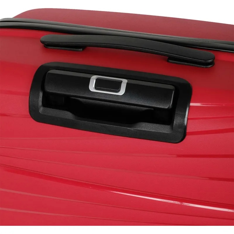 Чемодан РР820 (3-ой) Red красный (28) пластик PP (полипропилен)  большой