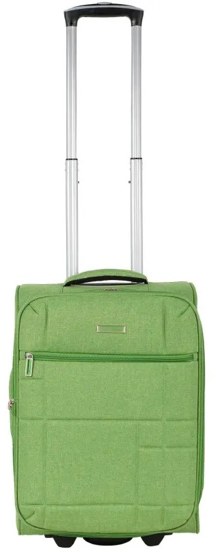 Чемодан Р1914 (2-ой) Green зеленый (19) малый тканевый облегченный