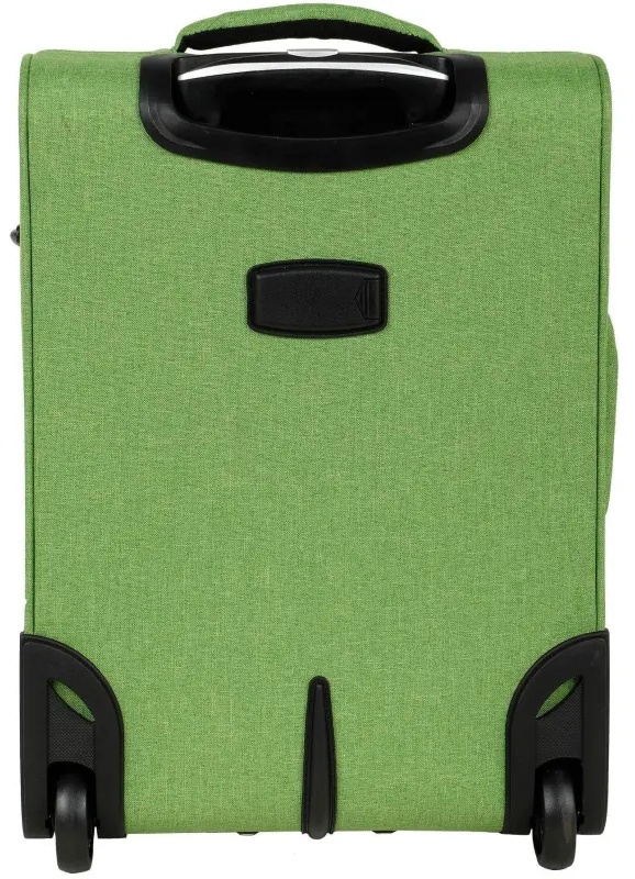 Чемодан Р1914 (2-ой) Green зеленый (19) малый тканевый облегченный