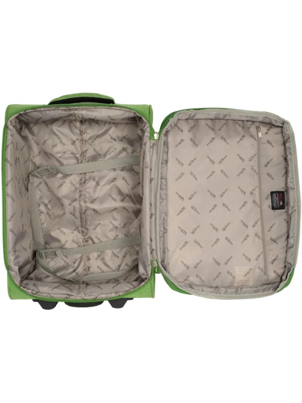 Чемодан Р1914 (2-ой) Green зеленый (19) малый тканевый облегченный