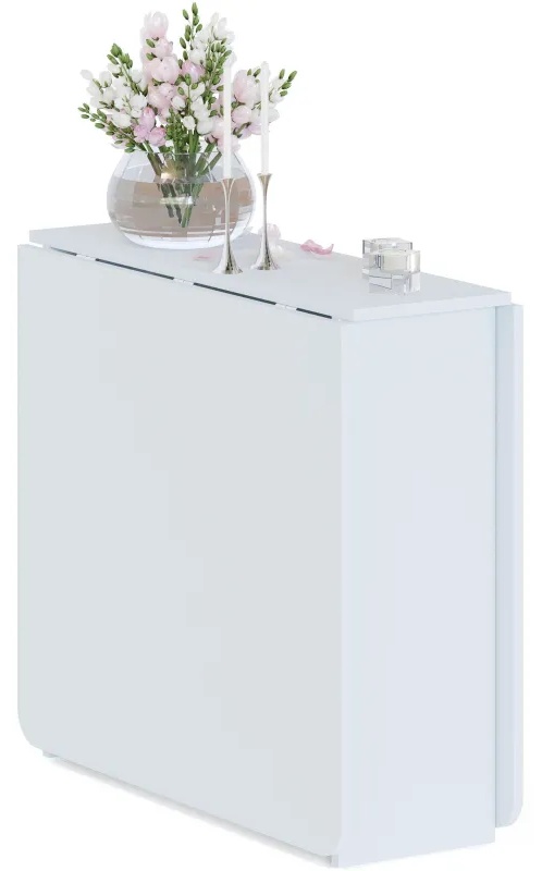 Стол раскладной Сокол_на металлических опорах СП-04м.1 белый