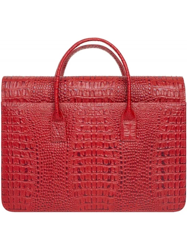 Сумка-папка д/документ 380x280x80,Franchesco Mariscotti,8-095к кроко томат