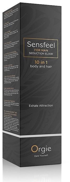 Мужской лосьон для тела и волос с феромонами Orgie Sensfeel For Man Pheromone Seduction Elixir - 100 мл.