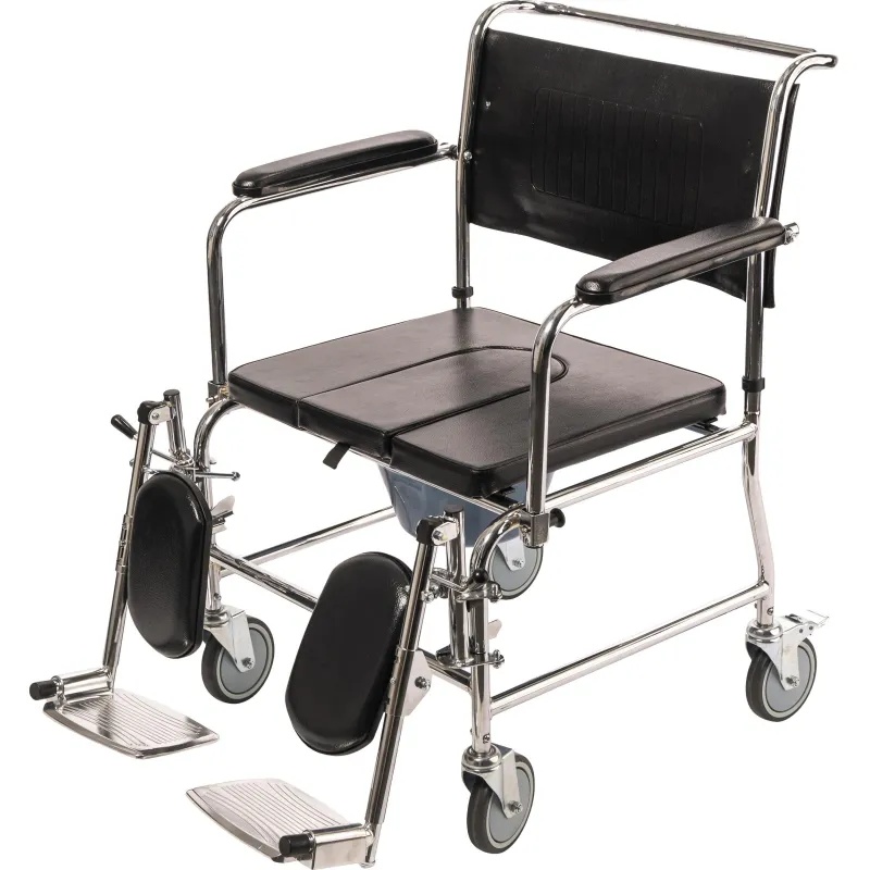 Кресло-каталка , с сан. Осн., литые колеса, ш.с.44см., Barry W2