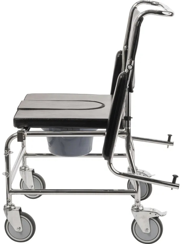 Кресло-каталка , с сан. Осн., литые колеса, ш.с.44см., Barry W2