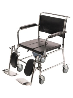 Кресло-каталка , с сан. Осн., литые колеса, ш.с.44см., Barry W2