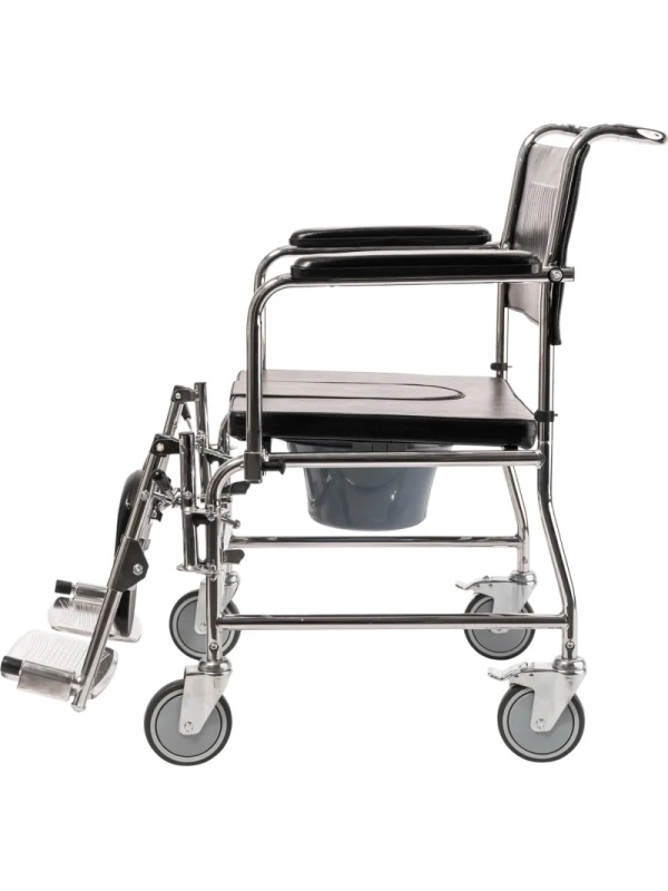 Кресло-каталка , с сан. Осн., литые колеса, ш.с.44см., Barry W2