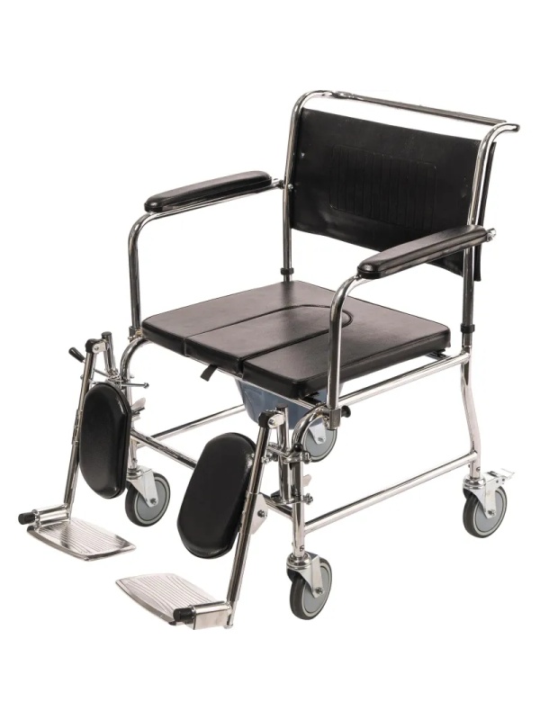 Кресло-каталка , с сан. Осн., литые колеса, ш.с.44см., Barry W2