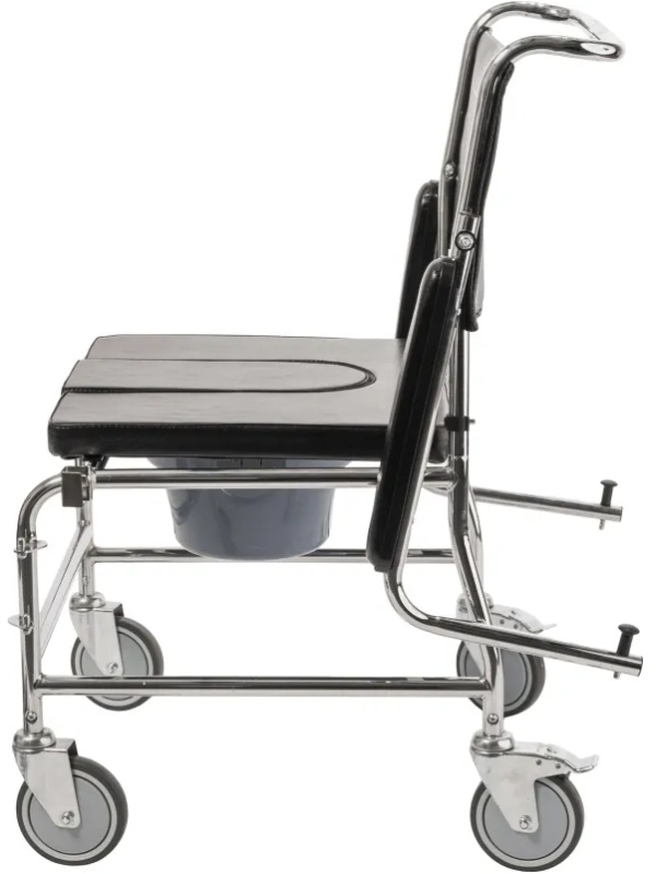 Кресло-каталка , с сан. Осн., литые колеса, ш.с.44см., Barry W2