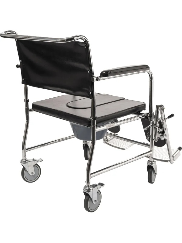 Кресло-каталка , с сан. Осн., литые колеса, ш.с.44см., Barry W2