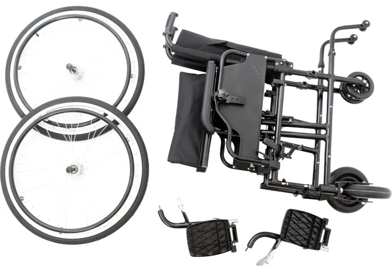 Кресло-коляска , пневмо колеса, до 115кг, ш.с.46см, Barry A8 T