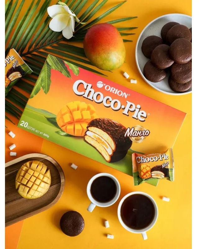 Пирожное Choco Pie Mango манго, 600г
