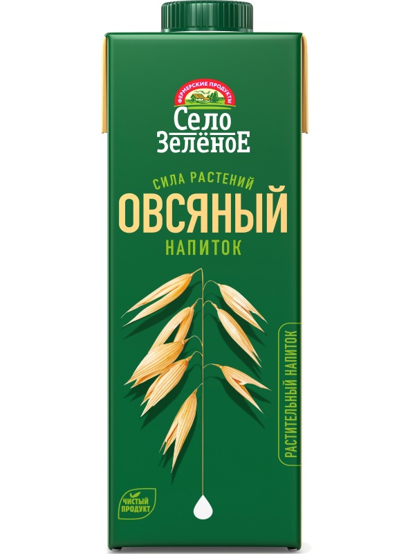 Напиток растительный Село Зелёное Овсяный 1,8% у/п  TBA 1л