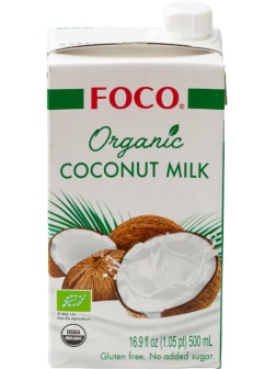 Молоко кокосовое FOCO Organic Tetra Pak 500мл