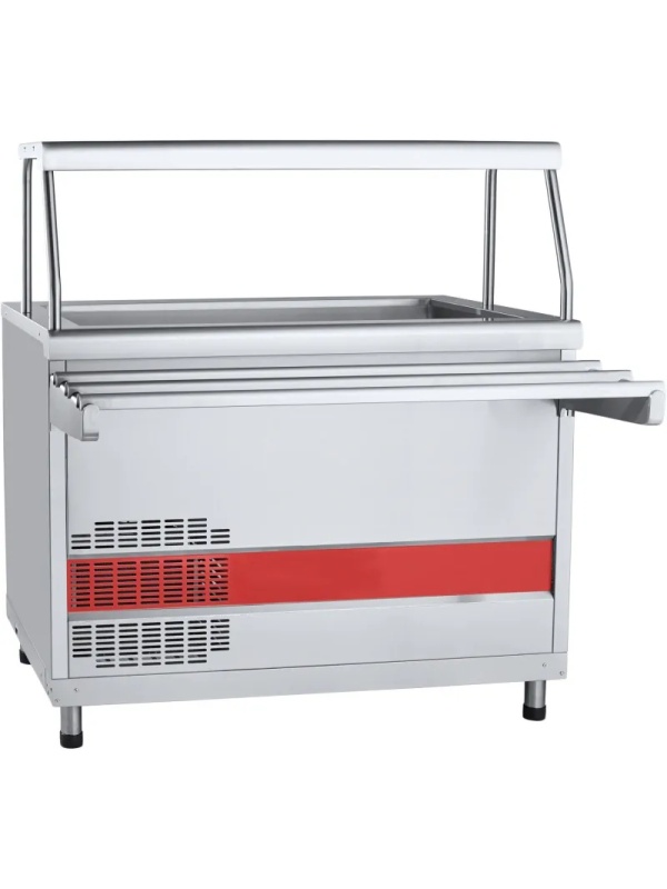 Прилавок холодильный Abat ПВВ(Н)-70КМ-02-НШ, вся нерж