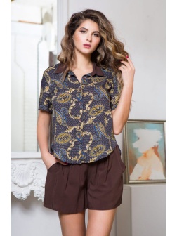 Домашний комплект Elania из принтованного вискозного полотна