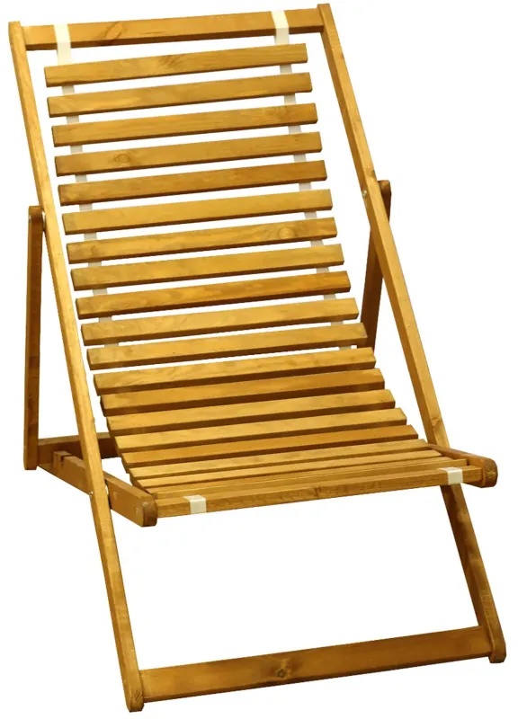 Шезлонг Belk_Альбатрос-2 Премиум А183Б св. дерево бежевый, без м/э