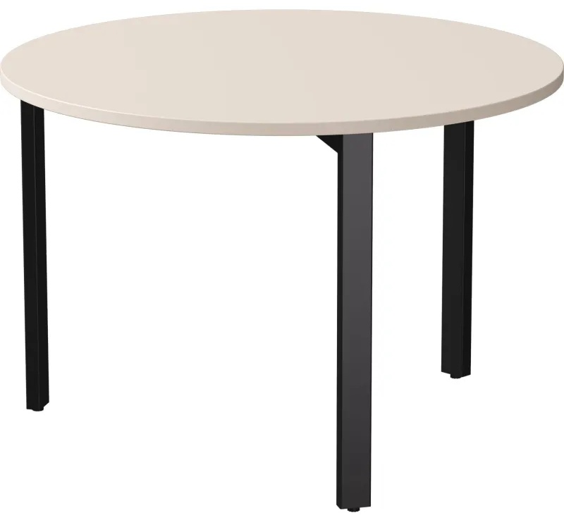 Стол переговорный EVO 254S022GU9005 D1100 1100x755 Кашемир/Черный