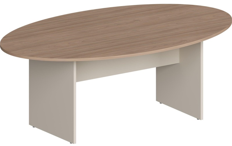Стол д/переговор Комус Мебель Easy One 2000х1200 Вяз Шв/Кшм (250475)