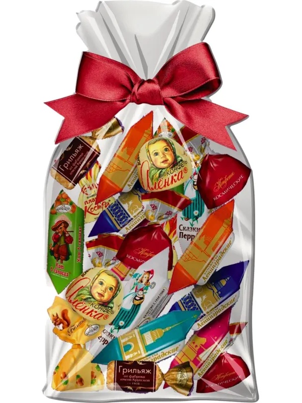 Новогодний сладкий подарок '6 в 1 Новогодняя почта' 400 грамм, А25144