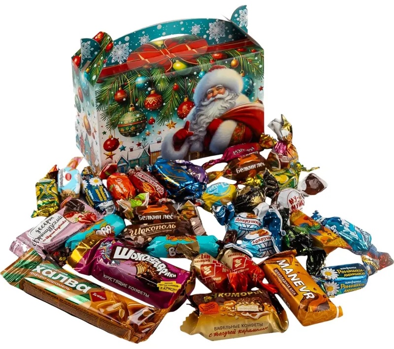 Новогодний сладкий подарок 'Сладкая зима' 500 грамм, А25108