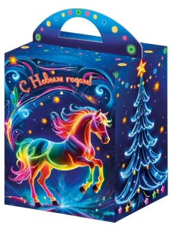 Новогодний сладкий подарок 'Северное сияние' 1000 грамм, А25120