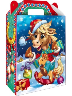 Новогодний сладкий подарок 'Зимние забавы' 1000 грамм, А25126