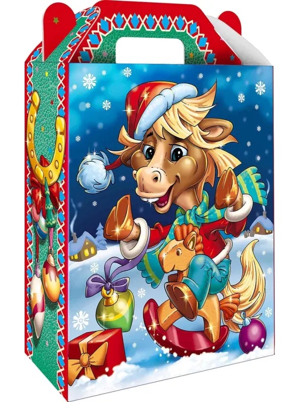 Новогодний сладкий подарок 'Зимние забавы' 1000 грамм, А25126